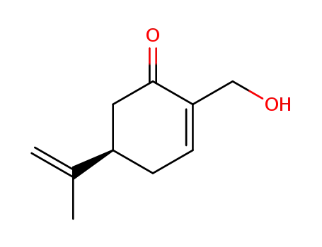 2-Cyclohexen-1-one, 2-(hydroxymethyl)-5-(1-methylethenyl)-, (5R)-