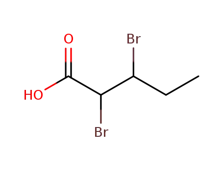 Molecular Structure of 79912-57-5 (acide dibromo-2,3 pentanoique)
