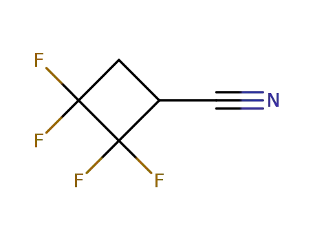 Molecular Structure of 356-81-0 (1-CYANO-2,2,3,3-TETRAFLUOROCYCLOBUTANE)