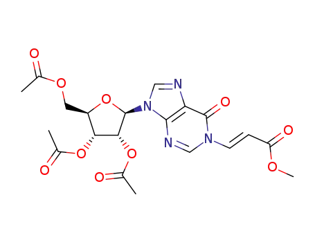 2′,3′,5′-tri-O-acetyl-1-[(E)-2-(methoxycarbonyl)vinyl]inosine