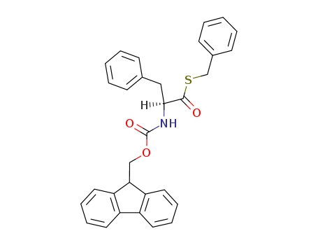 Benzenepropanethioic acid,  a-[[(9H-fluoren-9-ylmethoxy)carbonyl]amino]-, S-(phenylmethyl) ester,  (S)-