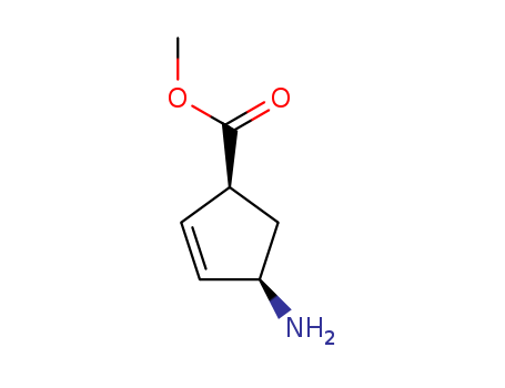 2-CYCLOPENTENE-1-CARBOXYLIC ACID 4-AMINO-,METHYL ESTER,TRANS-