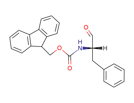 Molecular Structure of 146803-43-2 (Carbamic acid, [(1S)-1-formyl-2-phenylethyl]-, 9H-fluoren-9-ylmethyl
ester)