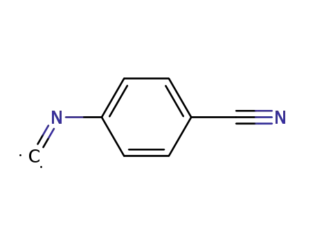 Molecular Structure of 2980-80-5 (Benzonitrile, 4-isocyano- (9CI))