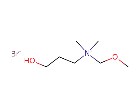 Molecular Structure of 76441-72-0 ((3-Hydroxy-propyl)-methoxymethyl-dimethyl-ammonium; bromide)