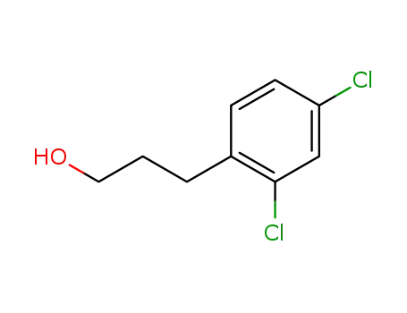 Molecular Structure of 146882-07-7 (3-(2,4-DICHLORO-PHENYL)-PROPAN-1-OL)