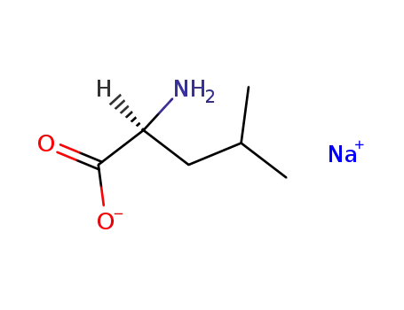 Molecular Structure of 67607-44-7 (D-Leucine, monosodium salt)