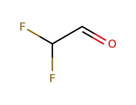 Molecular Structure of 430-69-3 (2,2-difluoroacetaldehyde)