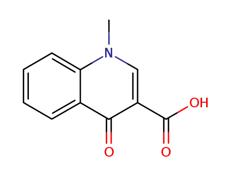 Molecular Structure of 18471-99-3 (1-METHYL-4-OXO-1,4-DIHYDRO-QUINOLINE-3-CARBOXYLIC ACID)