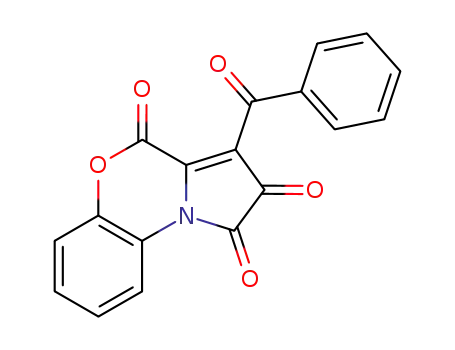 Molecular Structure of 142071-82-7 (3-benzoylpyrrolo[2,1-c][1,4]benzoxazine-1,2,4-trione)