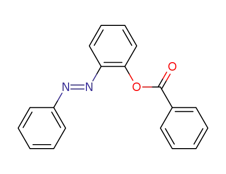 Molecular Structure of 116296-18-5 ((E)-2-(phenyldiazenyl)phenyl benzoate)