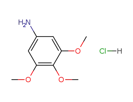 Molecular Structure of 102439-00-9 (3,4,5-trimethoxyaniline hydrochloride)