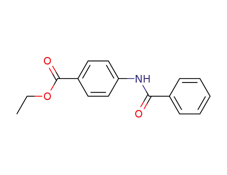 Molecular Structure of 736-40-3 (4-(Benzoylamino)benzoic acid ethyl ester)