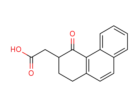 Molecular Structure of 17980-01-7 ((4-oxo-1,2,3,4-tetrahydro-[3]phenanthryl)-acetic acid)
