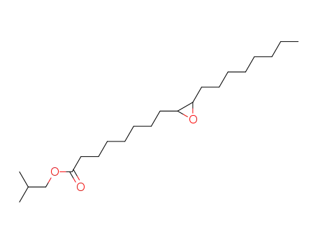 Molecular Structure of 35788-40-0 (isobutyl 3-octyloxiran-2-octanoate)
