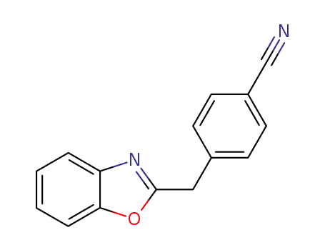 4-(2-benzoxazolylmethyl)benzonitrile