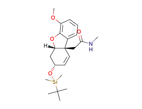 (5aS,7R,9aS)-7-[(tert-butyldimethylsilyl)oxy]-6,7-dihydro-4-methoxy-N-methyl-9a(5aH)-dibenzo-furanacetamide