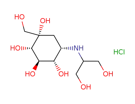 Molecular Structure of 849419-34-7 (voglibose hydrochloride)