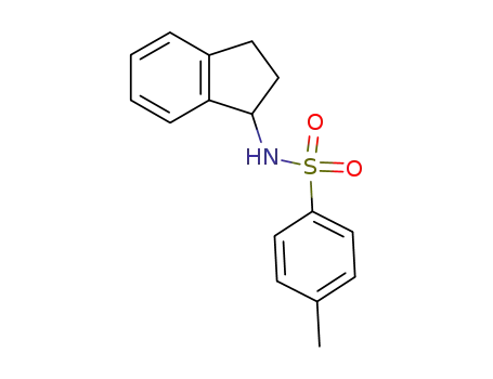 Molecular Structure of 93008-98-1 (N-(2,3-dihydro-1H-inden-1-yl)-4-methylbenzenesulfonamide)