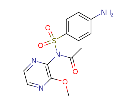 N-[(p-aminophenyl)sulphonyl]-N-(3-methoxypyrazinyl)acetamide