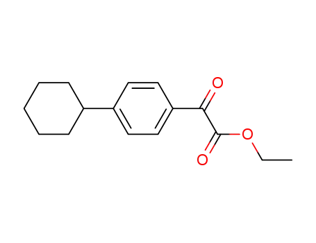 Benzeneacetic acid, 4-cyclohexyl-a-oxo-, ethyl ester