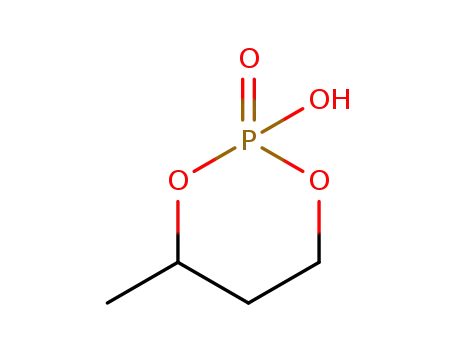 Molecular Structure of 16727-61-0 (1,3,2-Dioxaphosphorinane, 2-hydroxy-4-methyl-, 2-oxide)