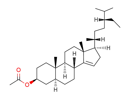 3β-acetoxy-5α-stigmastene-(14)