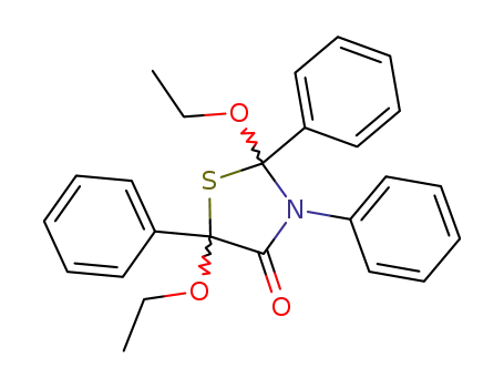 2,5-Diethoxy-2,3,5-triphenylthiazolidin-4-one