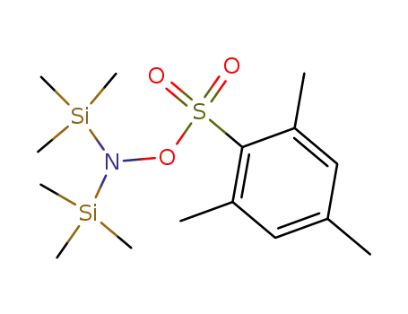 Molecular Structure of 58658-55-2 (O-(2,4,6-trimethylphenylsulfonyl)-N,N-bis(trimethylsilyl)hydroxylamine)