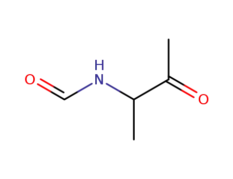 Molecular Structure of 21709-64-8 (Formamide, N-(1-methyl-2-oxopropyl)- (9CI))