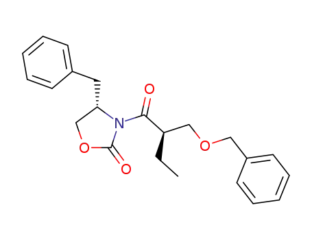 (+)-(4S)-3-<(2'R)-2'-((benzyloxy)methyl)butanoyl>-4-benzyl-2-oxazolidinone