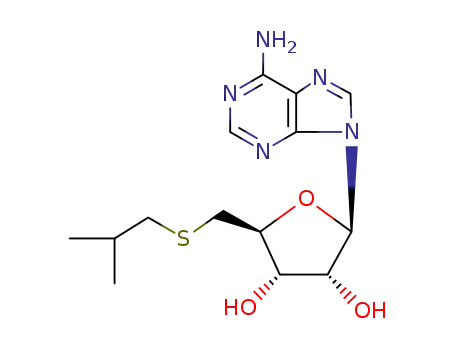 Molecular Structure of 35899-54-8 (5'-ISOBUTYLTHIO-5'-DEOXYADENOSINE)
