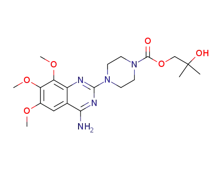 Molecular Structure of 35795-16-5 (Trimazosin)