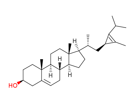 Pregn-5-en-3-ol,20-methyl-21-[(1R)-2-methyl-3-(1-methylethyl)-2-cyclopropen-1-yl]-, (3b,20R)- (9CI)