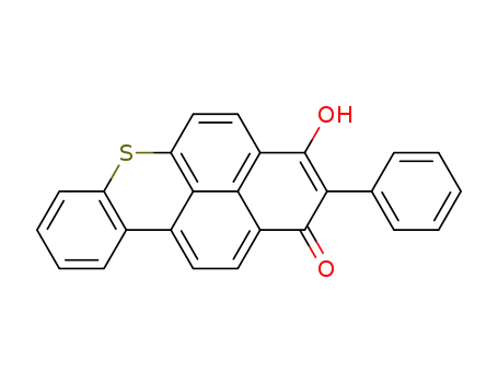 3-Hydroxy-2-phenyl-6-thia-benzo[def]chrysen-1-one