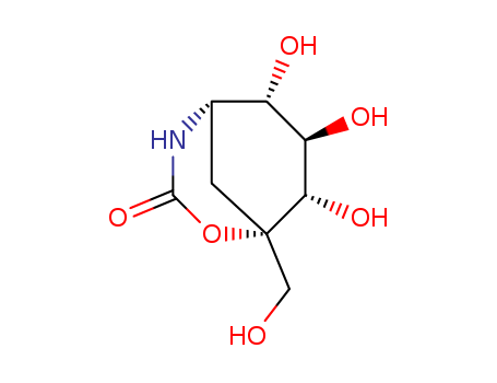 2-Oxa-4-azabicyclo[3.3.1]nonan-3-one,6,7,8-trihydroxy-1-(hydroxymethyl)-,,85281-06-7