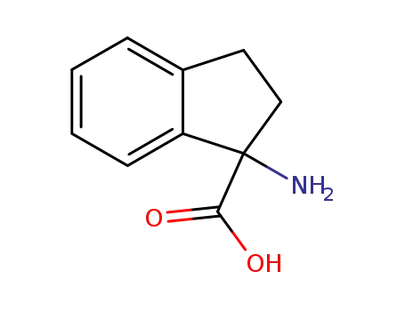 Molecular Structure of 3927-71-7 (DL-1-AMINOINDAN-1-CARBOXYLIC ACID HYDRATE)