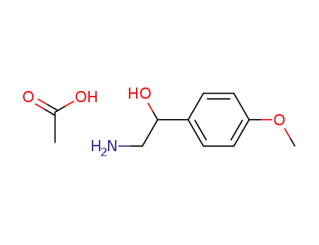 [2-hydroxy-2-(4-methoxyphenyl)ethyl]azanium acetate