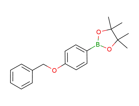 Molecular Structure of 754226-40-9 (4-BENZYLOXYPHENYLBORONIC ACID, PINACOL ESTER)