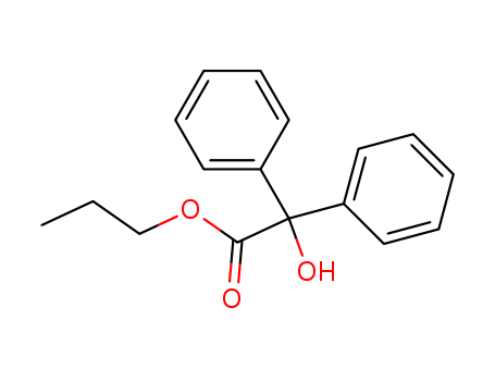 Benzeneacetic acid, a-hydroxy-a-phenyl-, propyl ester