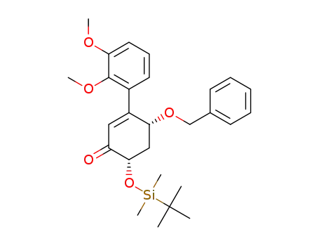 (4R,6S)-4-benzyloxy-6-[(tert-butyldimethylsilyl)oxy]-3-(2,3-dimethoxyphenyl)-2-cyclohexen-1-one