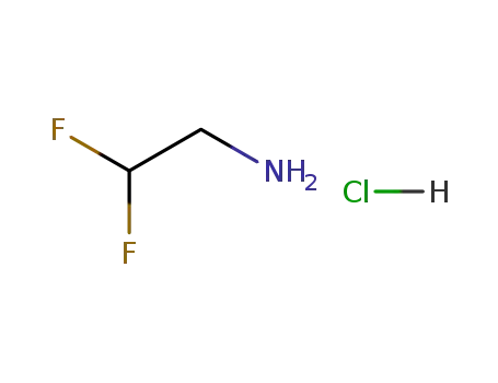 Molecular Structure of 79667-91-7 (2,2-DIFLUOROETHYLAMINE HYDROCHLORIDE)