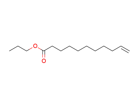 Molecular Structure of 94230-80-5 (propyl undec-10-enoate)