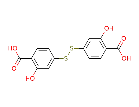 Molecular Structure of 94231-96-6 (Benzoic acid,4,4'-dithiobis[2-hydroxy- (9CI))