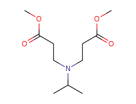 Molecular Structure of 83732-55-2 (methyl N-(isopropyl)-N-(3-methoxy-3-oxopropyl)-beta-alaninate)