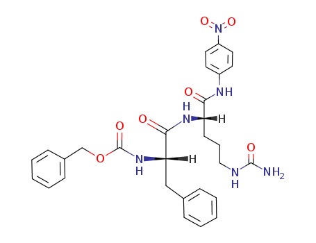 L-Ornithinamide,N-[(phenylmethoxy)carbonyl]-L-phenylalanyl-N5-(aminocarbonyl)-N-(4-nitrophenyl)-