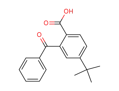 2-Benzoyl-4-tert-butylbenzoic acid