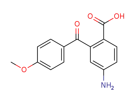 Molecular Structure of 860561-54-2 (4-amino-2-(4-methoxy-benzoyl)-benzoic acid)