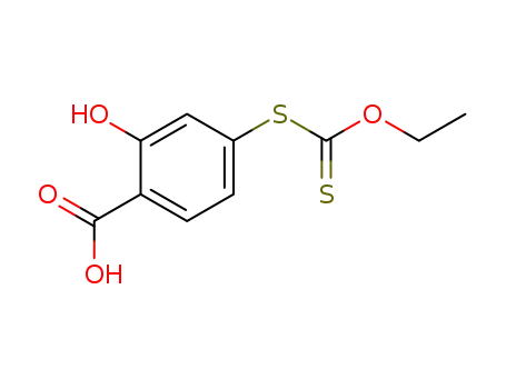 4-ethoxythiocarbonylmercapto-2-hydroxy-benzoic acid