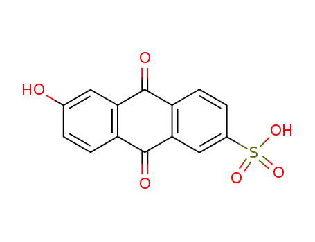 Molecular Structure of 16067-07-5 (6-hydroxy-9,10-dioxo-9,10-dihydro-anthracene-2-sulfonic acid)